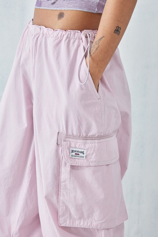 BDG Pink Chute Ultra-Wide Pocket Pants | Urban Outfitters UK
