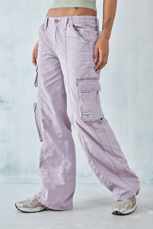 BDG Y2K Lilac Multi-Pocket Cargo Pants #1