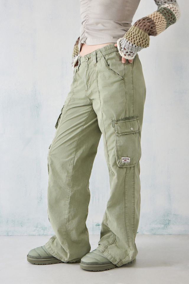 BDG Khaki Y2K Multi-Pocket Cargo Pants | Urban Outfitters UK