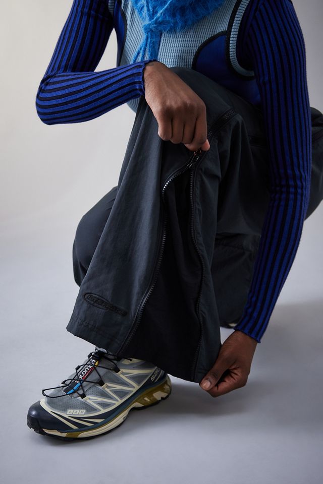iets frans... Black Zip-Up Wide Track Pants  #3
