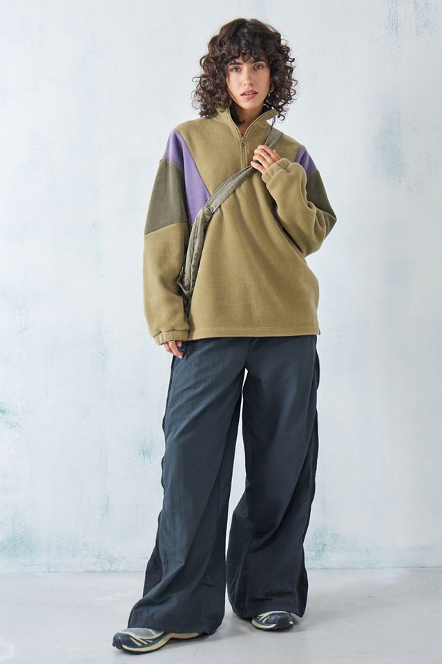 iets frans... Black Zip-Up Wide Track Pants  #4