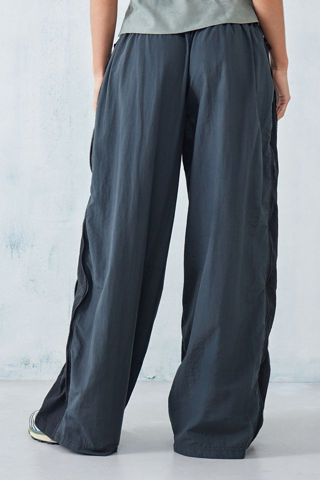 iets frans... Black Zip-Up Wide Track Pants  #6