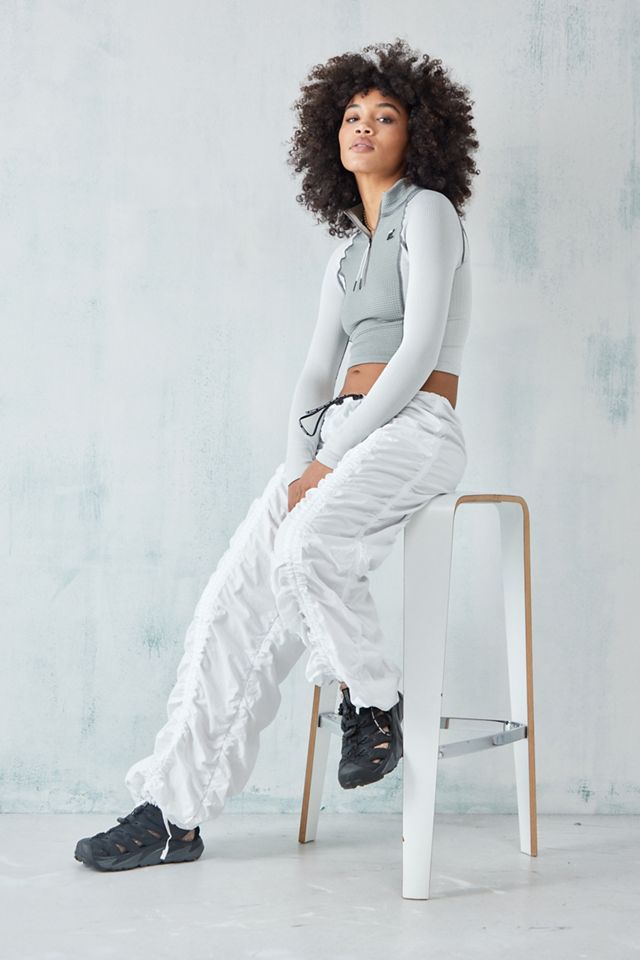 iets frans... White Ruched Pants #1