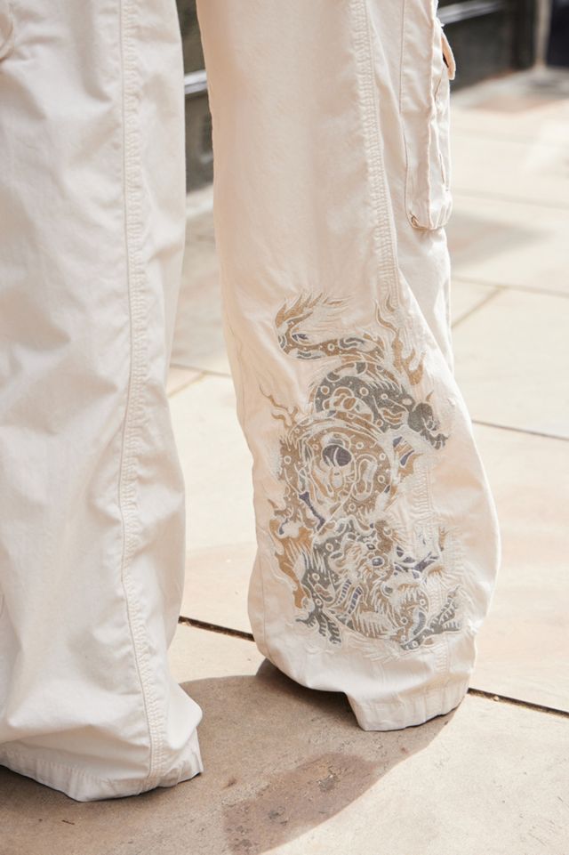 BDG Pantaloni cargo Y2K ricamati #4