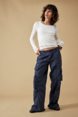 Baggy Cargo Pants for Teen Girls Women High Waist Straight Wide Leg Jeans  Fashion Lounge Trousers Y2K E-Girl Streetwear Brown Medium