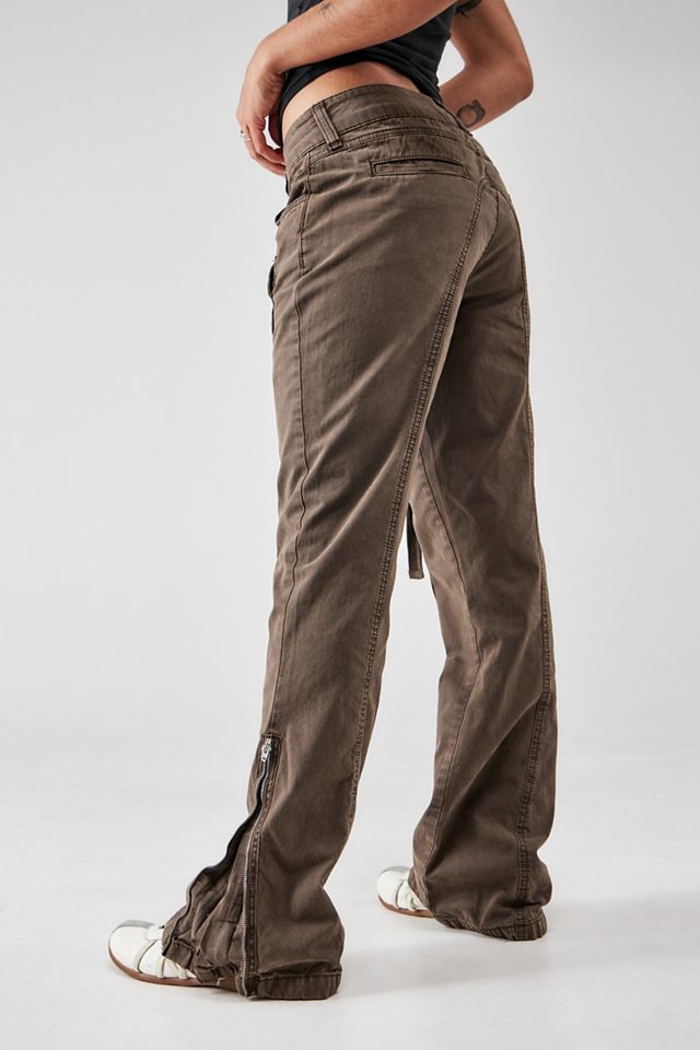 BDG Brown Y2K Romi Bootcut Cargo Pants | Urban Outfitters UK