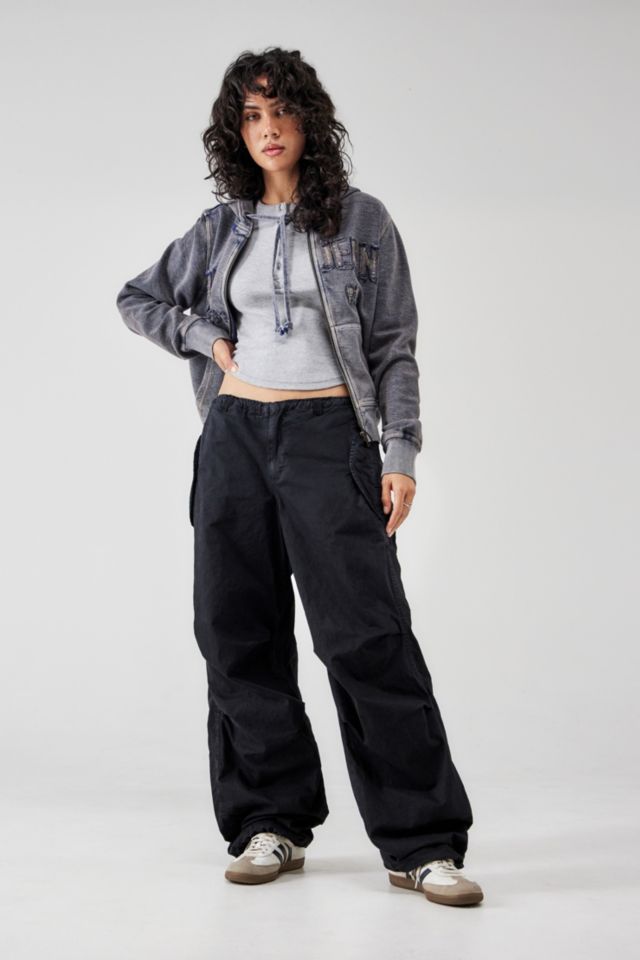 BDG Black Ocho Baggy Tech Pants | Urban Outfitters UK