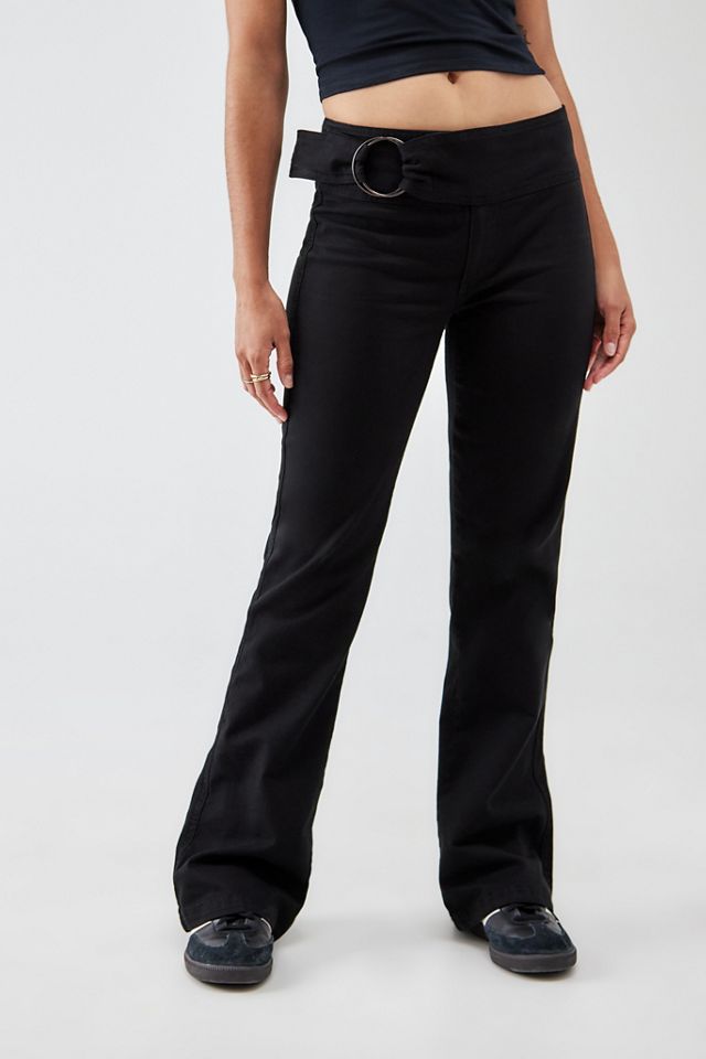Pantaloni a Zampa BDG Black Honey con Fibbia a O #2