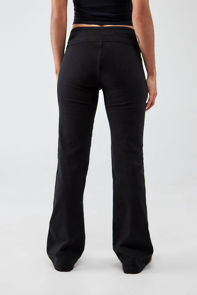 Pantaloni a Zampa BDG Black Honey con Fibbia a O #3