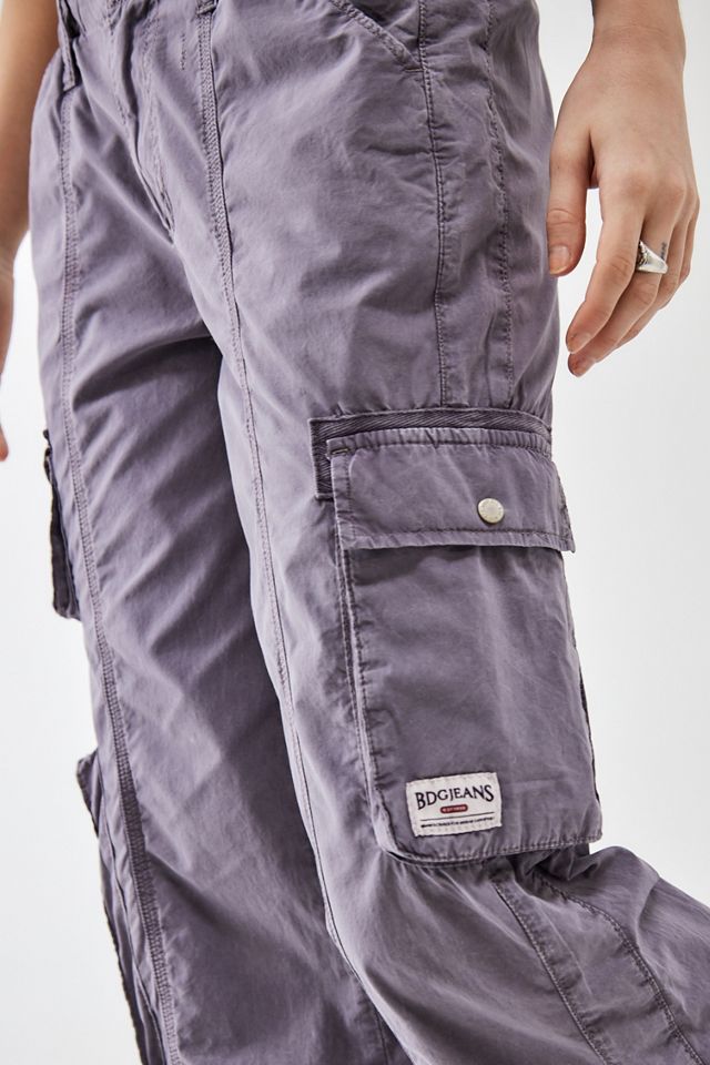 BDG Purple Y2K Multi-Pocket Cargo Pants #1