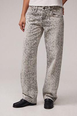 Pantalons Droits BDG Lenn Imprimé Serpent