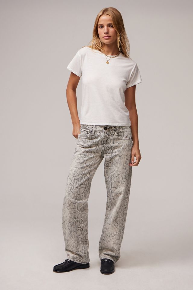 BDG Lenn Straight Leg Snake Print Trousers   #2