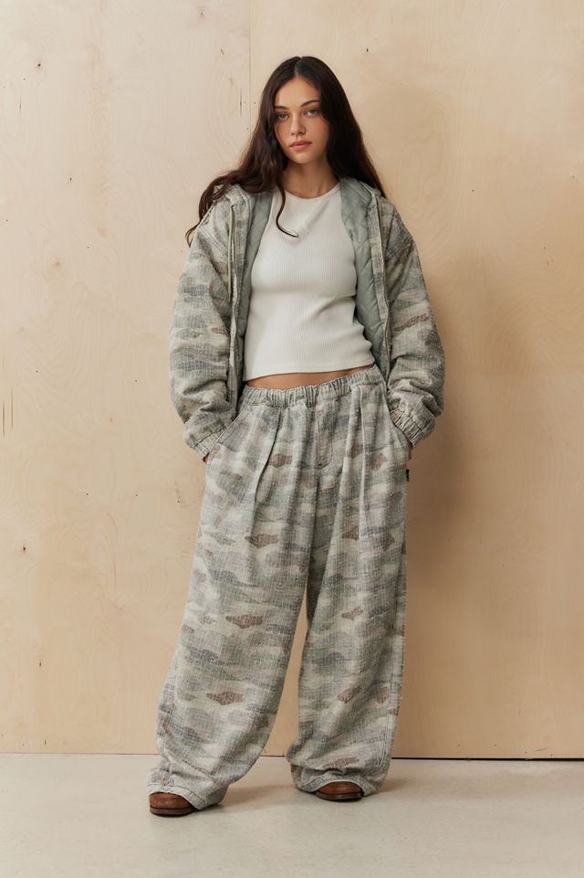 BDG Bobbi Distressed Camo Trousers #1