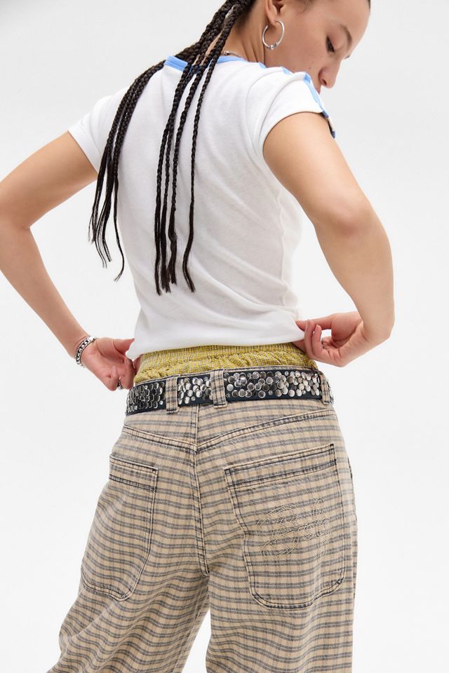 BDG Check Baggy Carpenter Trousers #7