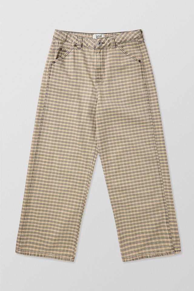 BDG Check Baggy Carpenter Trousers #8