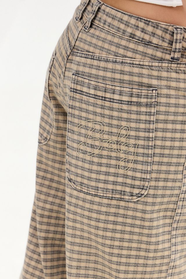 BDG Check Baggy Carpenter Trousers #4