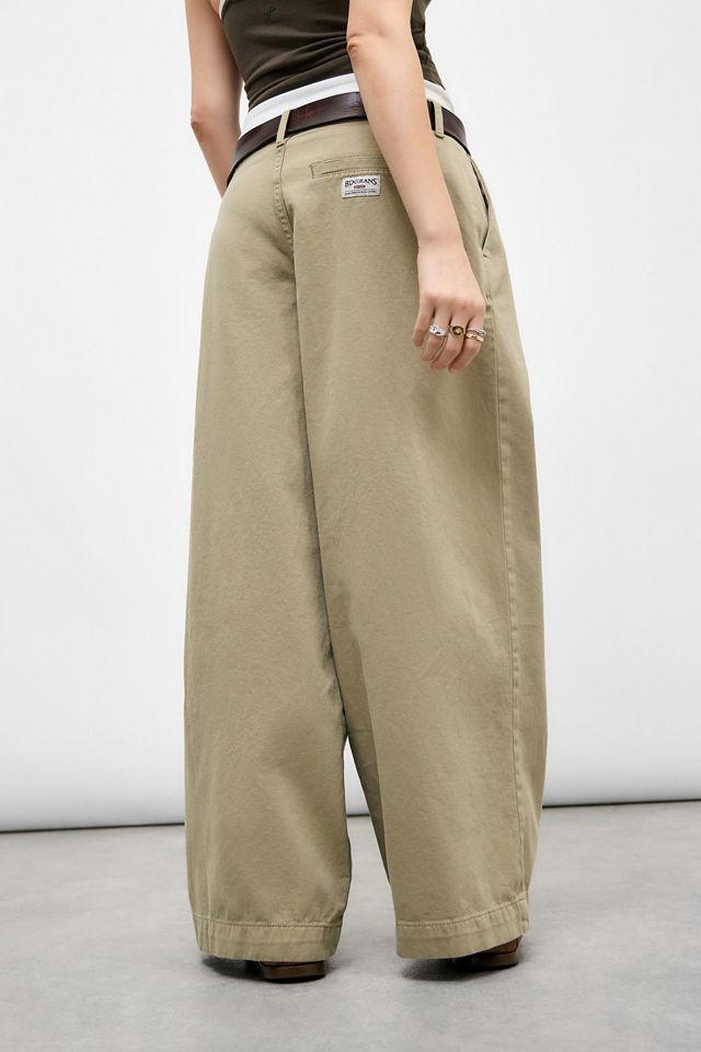 BDG Rey Wide Leg Chino Trousers #3