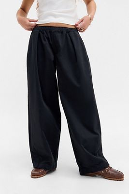 Archive At UO Navy Pinstripe Ash Wide Leg Trousers
