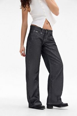 Archive At UO Navy Linen Mini Skirt