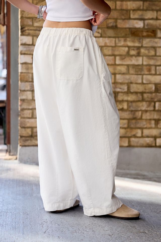 BDG White Bobbi Baggy Cocoon Trousers #2
