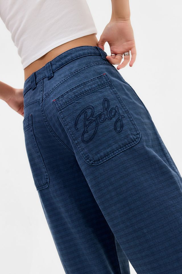BDG Mini Check Baggy Trousers #1