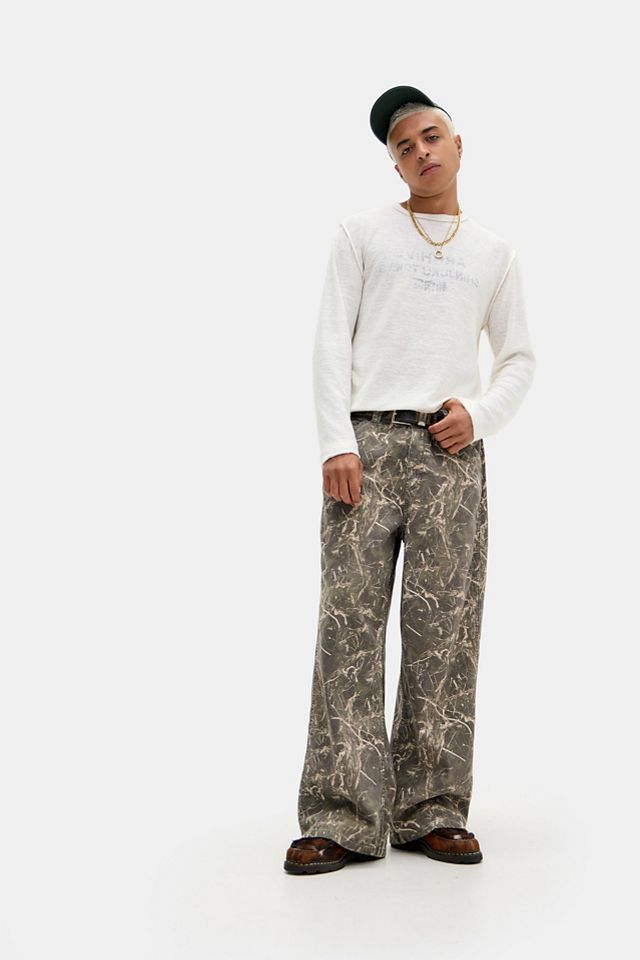 BDG Dark Camo Baggy Canvas Trousers #5
