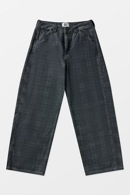 BDG Moody Karierte Baggy-Hose