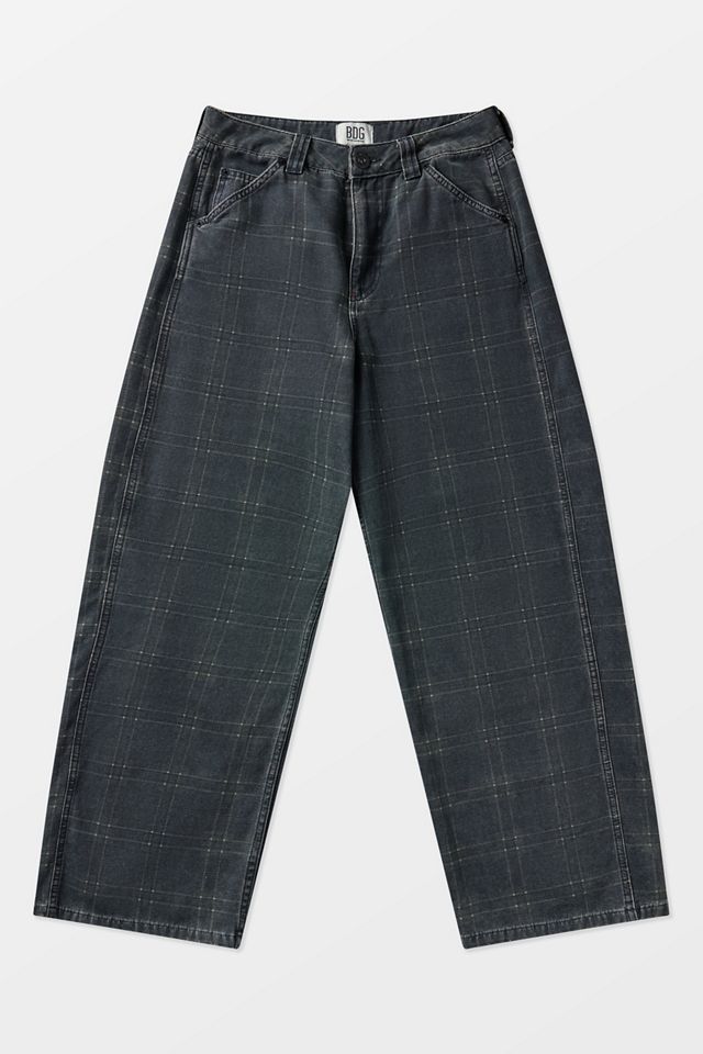 BDG Moody Karierte Baggy-Hose #5