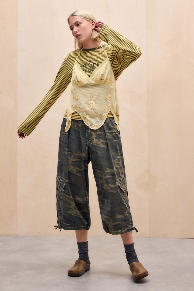 Pantalons BDG Dallas Camo Crop #1