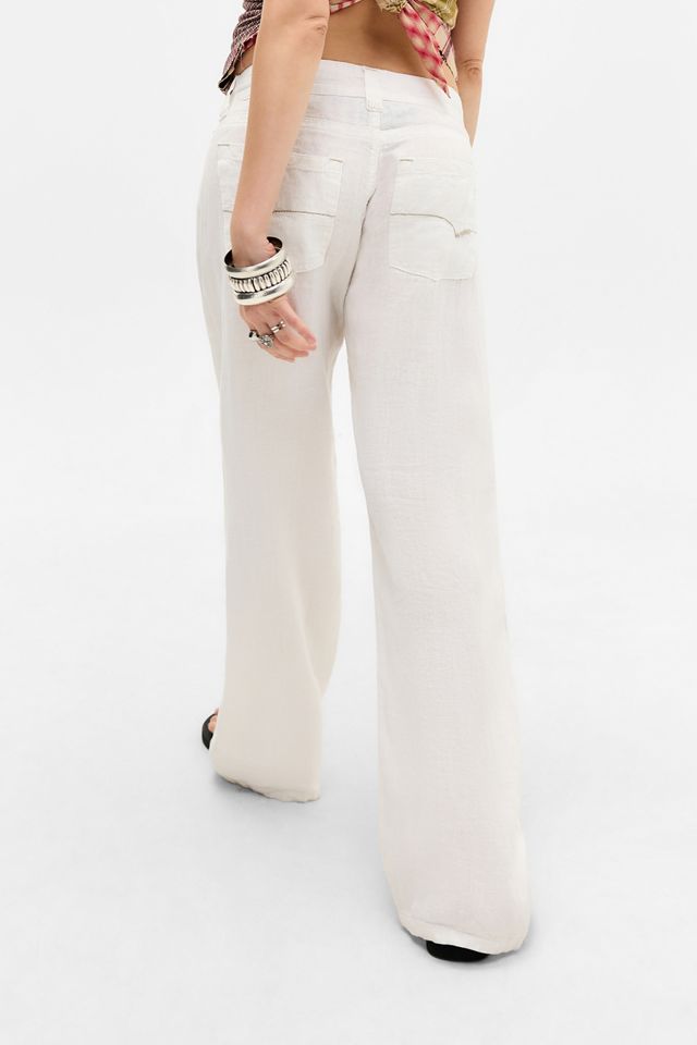 Pantaloni in Lino Kayla Bianchi BDG #3