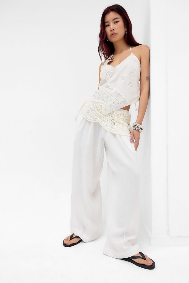 Pantalones Cocoon Holgados de Lino Bobbi BDG #1