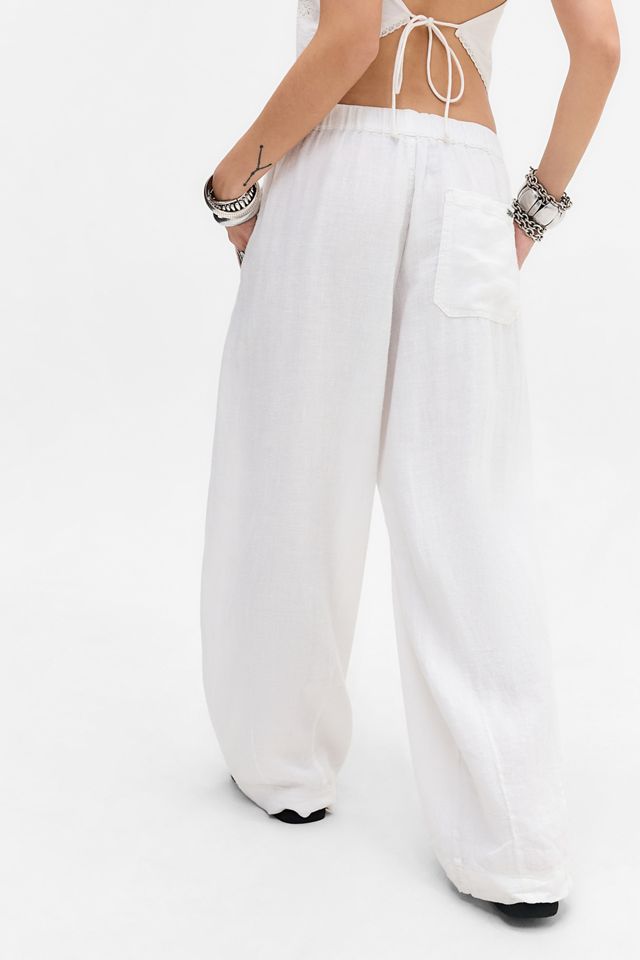 Pantalones Cocoon Holgados de Lino Bobbi BDG #2