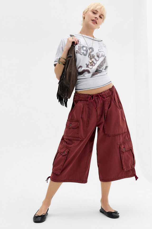 Pantaloni cargo crop BDG Diego #2