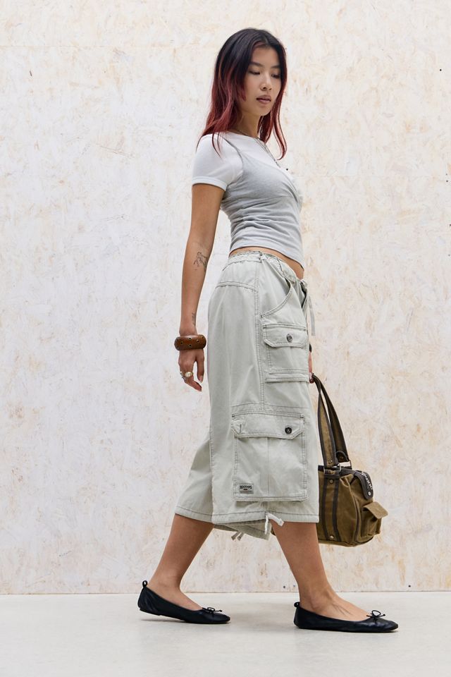 Pantaloni cargo crop BDG Diego #1