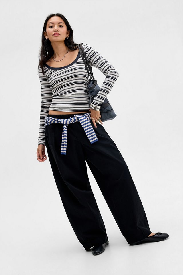 BDG Black Bobbi Baggy Cocoon Trousers #1