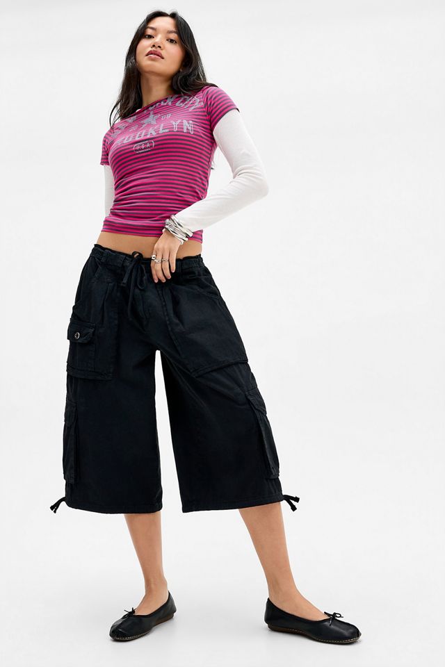 Pantaloni cargo crop BDG Diego #1