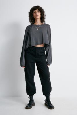 urban outfitters grey cargo pants