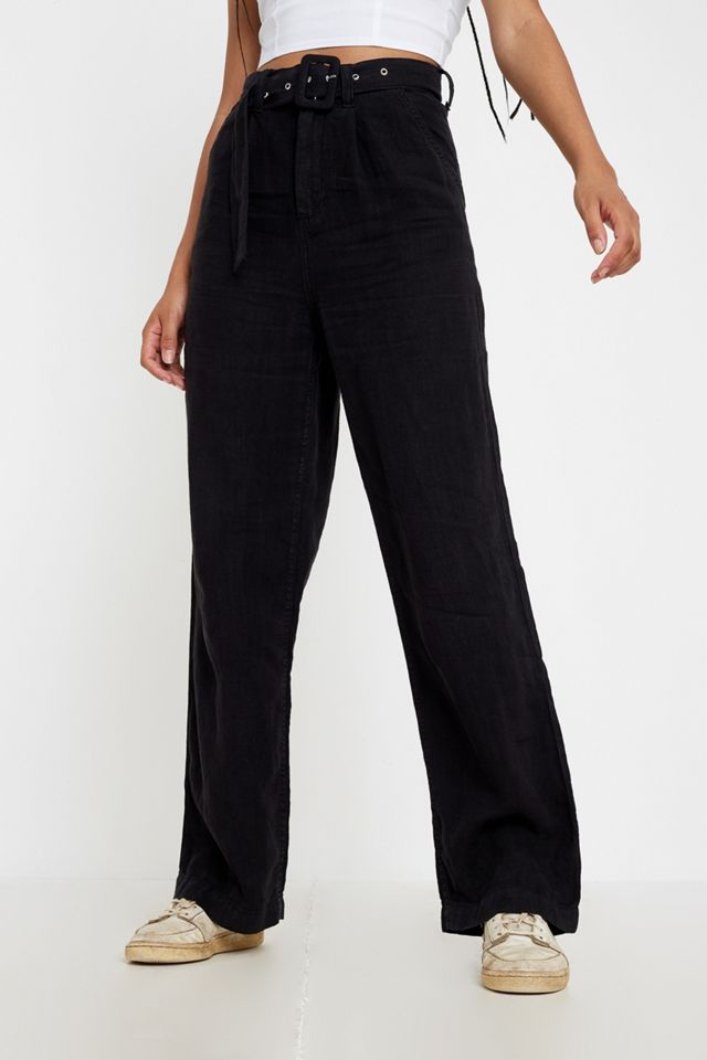 BDG - Pantalon Puddle en lin avec ceinture #1