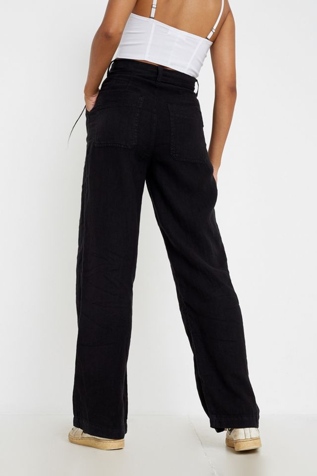 BDG - Pantalon Puddle en lin avec ceinture #3