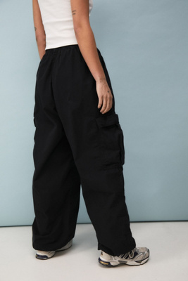 Cargohose Herren Baggy Mit Gummizug – Fallschirmhose Im Y2K Style – Loose Fit & Verstellbare Taille