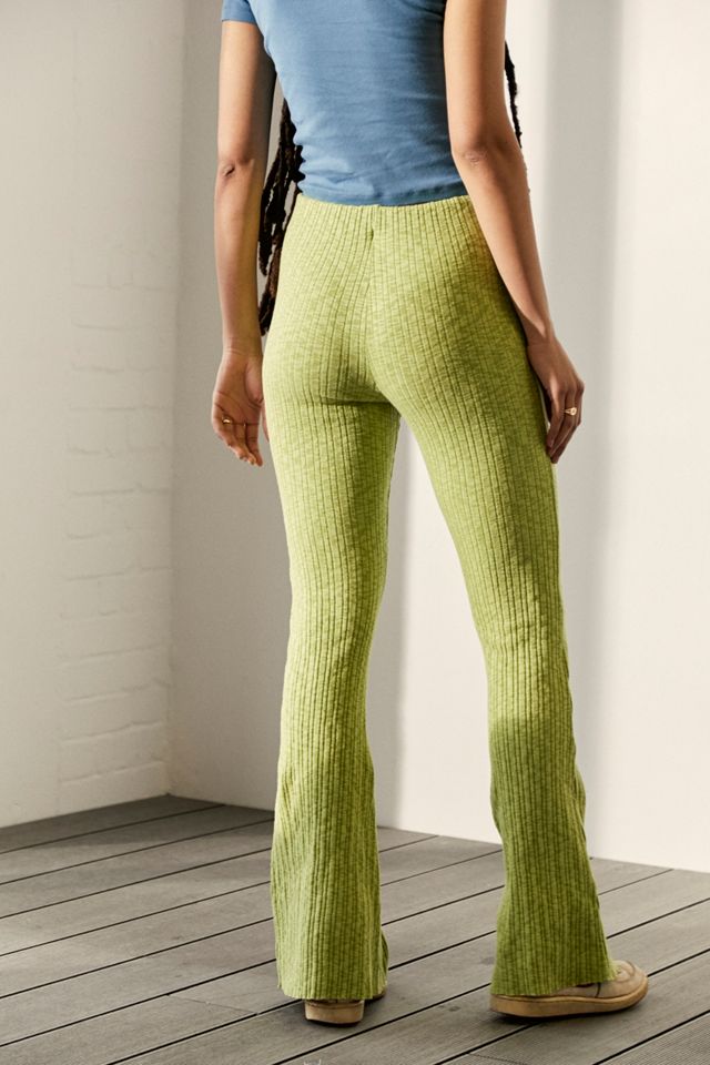 UO - Pantalon côtelé évasé à taille haute Rosie #1