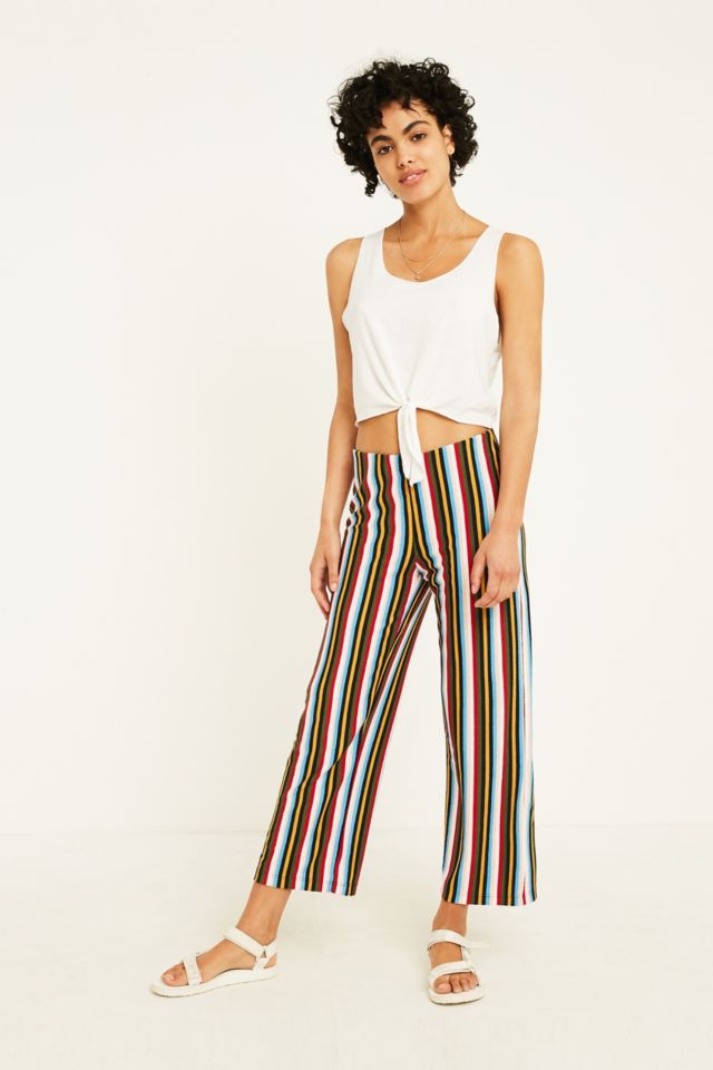 UO Ant Multi Striped Knit Trousers