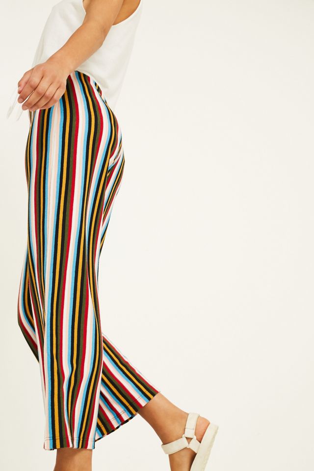 UO - Pantalon Ant en maille à rayures multicolores  #3