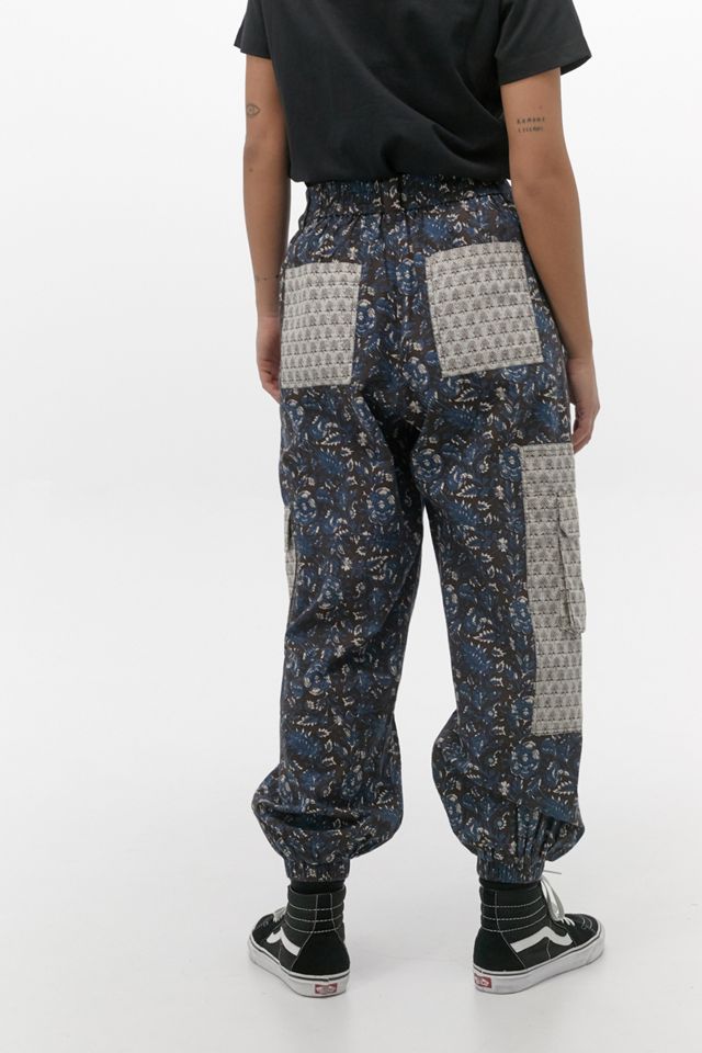 UO Patchwork Print Joggers #3