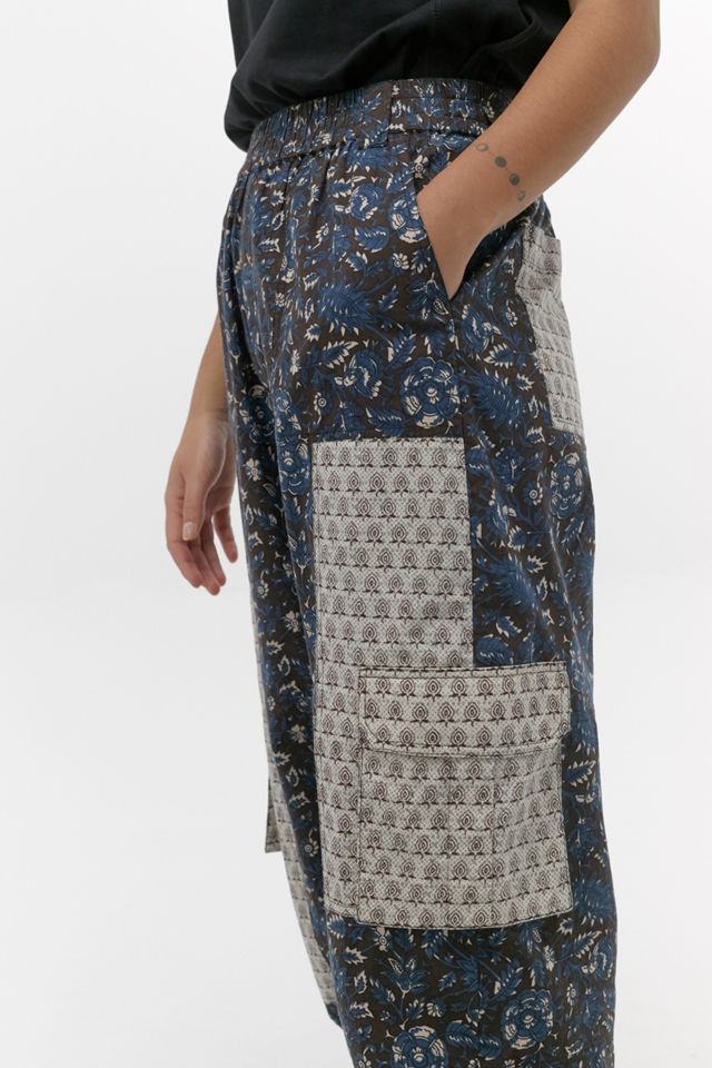 UO Patchwork Print Joggers #4