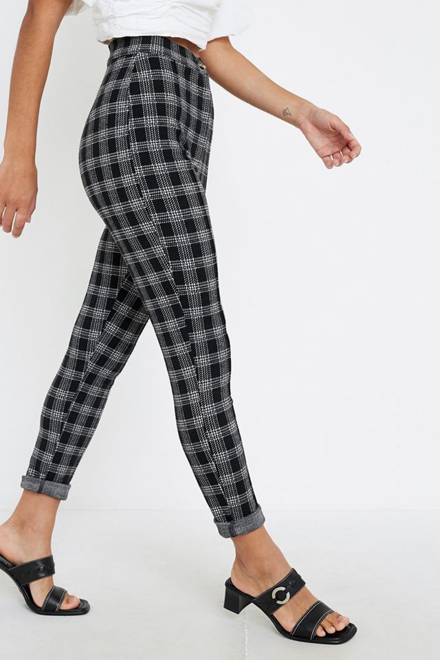 UO - Pantalon cigarette slim à carreaux #1