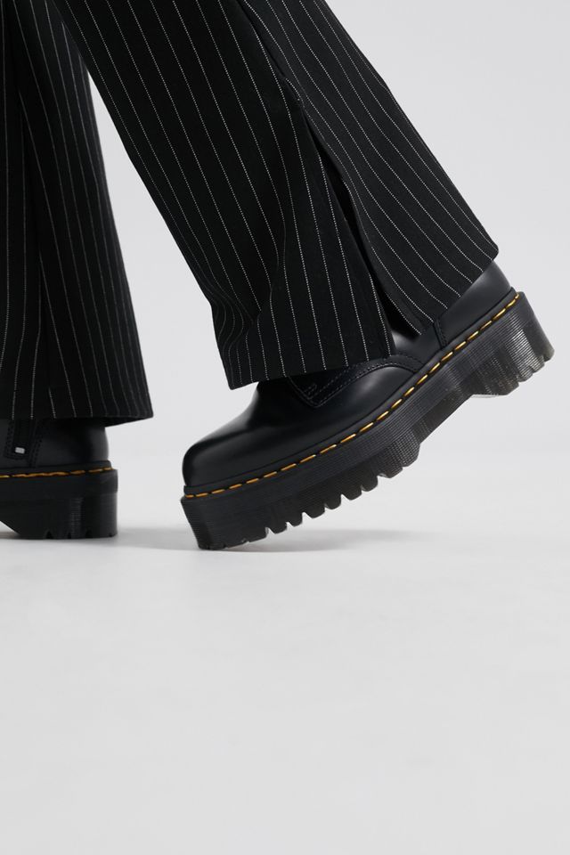 UO - Pantalon fendu et évasé à fines rayures sur le côté #3