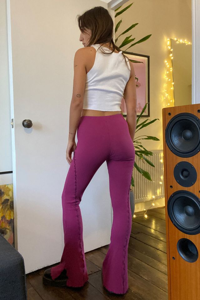 UO Ribbed Panel Flare Pantalones #2