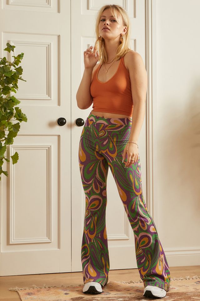 Free People Flare Pants Wildflower Bell-Bottoms