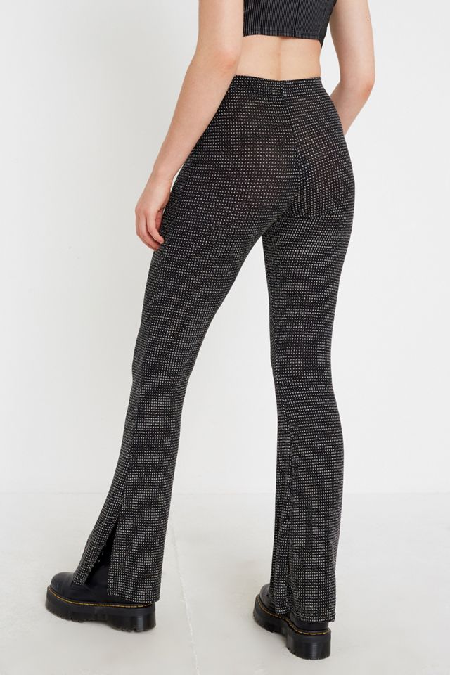 UO Diamante Glitter Flare Trousers #2